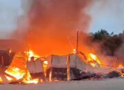 Tiga Ruko Ludes Terbakar