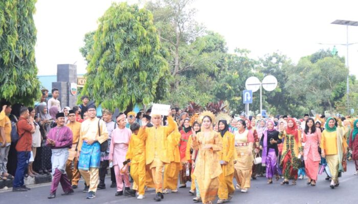 Kemeriahan Pawai Budaya HUT Ke-153 Kota Binjai