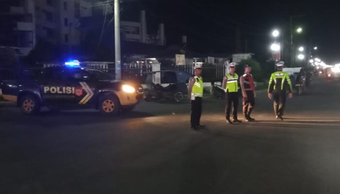 Cegah Premanisme, Polres Tapteng Gelar Patroli Malam