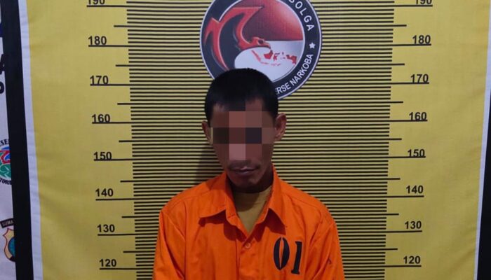 Miliki Sabu, Warga Sibolga Digelandang Polisi