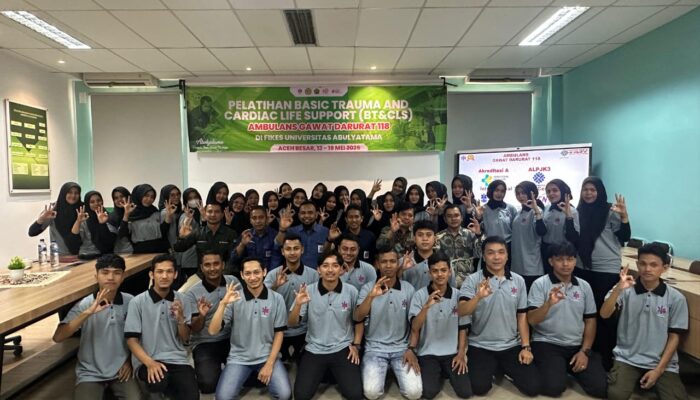Bersama AGD 118, Fikes Unaya Gelar Pelatihan BT & CLS