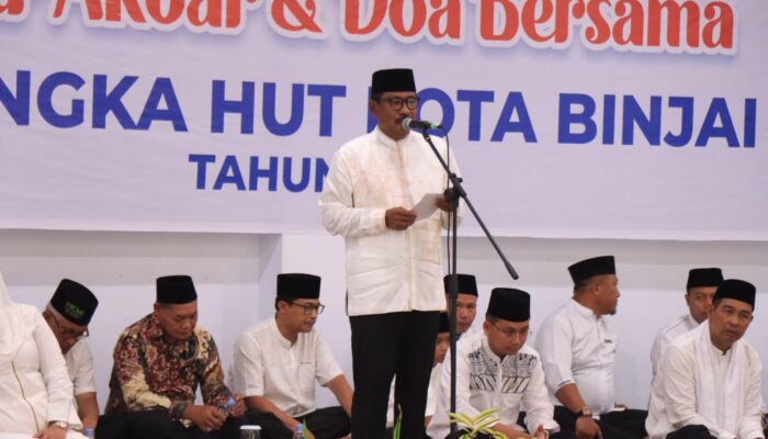 Syukuran HUT Ke-153, Pemko Binjai Gelar Zikir Dan Doa Bersama