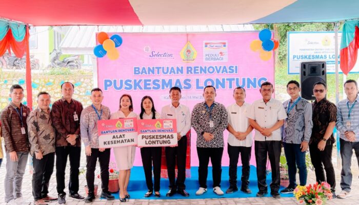 Indomaret Dan Selection Renovasi Puskesmas Lontung Samosir