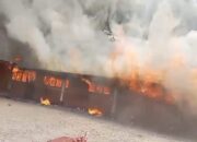 Tujuh Ruang Kelas SDN 1203 Padang Hasior Ludes Terbakar