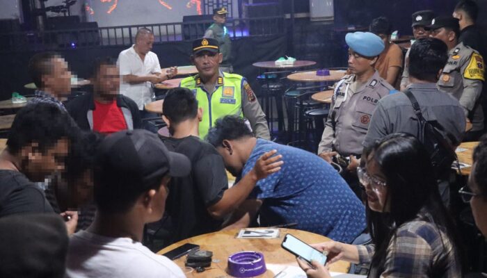 Polres P. Siantar Razia THM, 2 Positif Narkoba