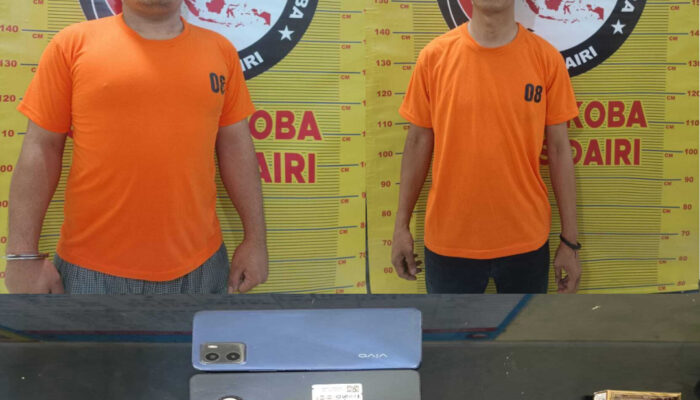 Sat Narkoba Polres Dairi Ringkus 2 Pemilik Sabu