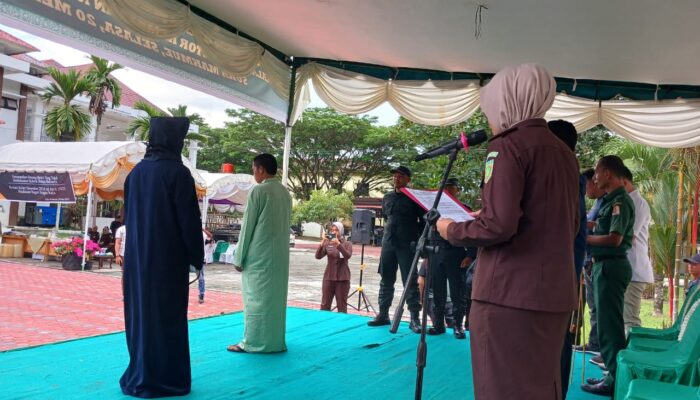 Terpidana Jarimah Maisir Dicambuk10 kali