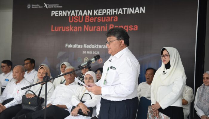 Guru Besar FK USU Suarakan Keprihatinan Terhadap Arah Kebijakan Kesehatan Nasional