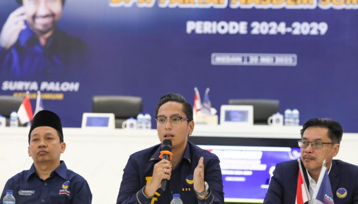 Rico Waas Jabat Posisi Baru Sebagai Ketua Bapilu Partai Nasdem Sumut 2024-2029