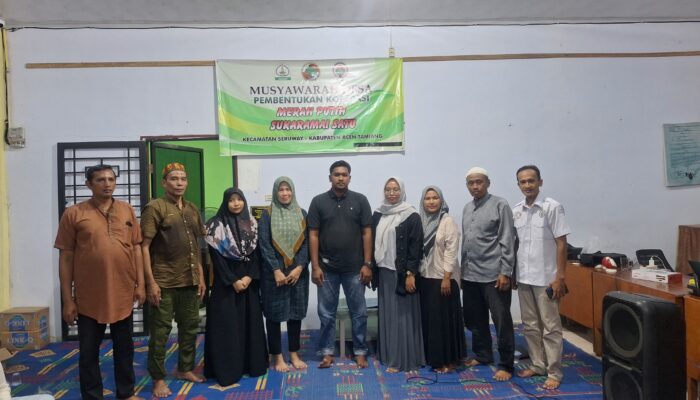 Koperasi Merah Putih Syariah Suka Ramai Satu Terbentuk