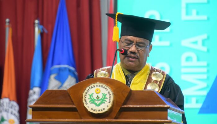 Di Hadapan 744 Lulusan Unimed, Rektor Perkenalkan Program Diktisaintek Berdampak