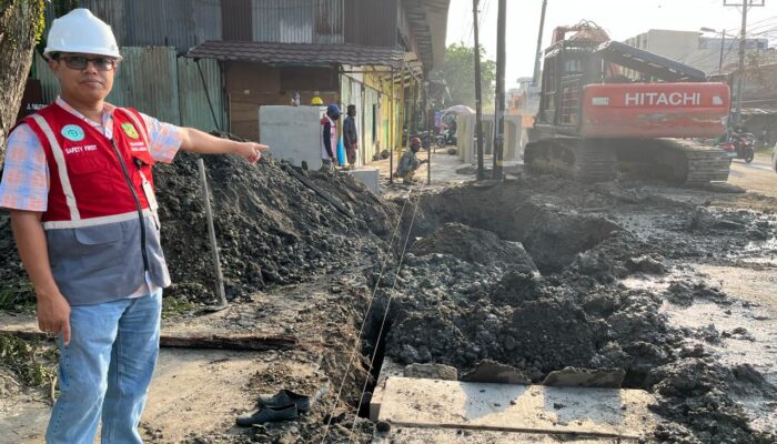Dinas SDABMBK Kebut Pembangunan Saluran Drainase Mengatasi Banjir