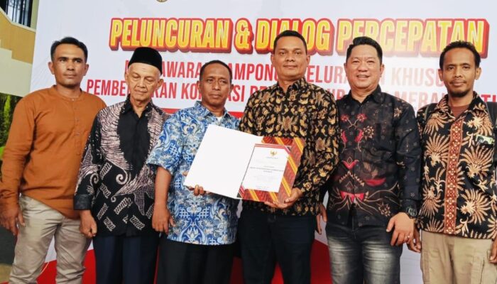 ‎Tercepat Bentuk Kopdes Merah Putih, Gp Paya Bujok Beuramoe Terima Penghargaan Gubernur