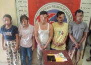 Pesta Sabu, Tiga Pria Dan Dua Wanita Diringkus Polisi