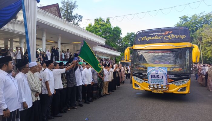 Tangis Haru Warnai Pelepasan 186 Calhaj Langsa