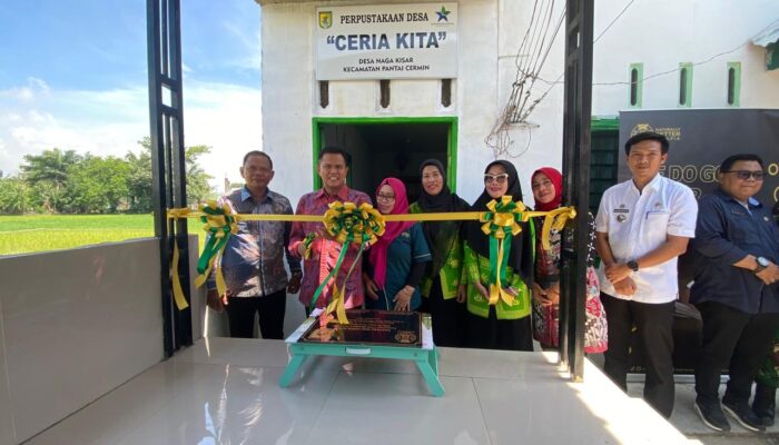 RSI Resmikan Perpustakaan Desa Ceria Kita Dan Bagikan Makanan Bergizi Untuk Anak Di Sergai