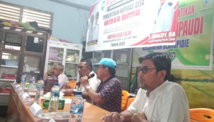 Kopdes Merah Putih Syariah Keudee Siblah Abdya Terbentuk