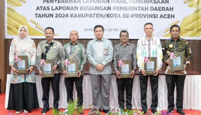 Sabang Terima Opini WTP Ke-13 Dari BPK RI