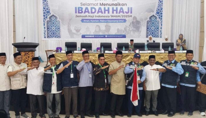 Wabup Aceh Tamiang Ismail Lepas Kloter 7, Kloter 6 Tiba Di Jeddah