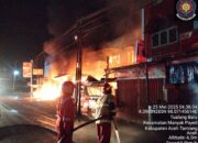 4 Ruko Terbakar Dan Dikabarkan Ada Korban Meninggal Dunia