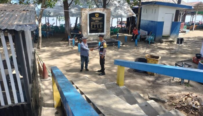 Antisipasi Cuaca Ekstrem, Polsek Ulee Lheue Patroli Di Pesisir Pantai
