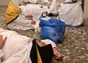 Jemaah Haji Kloter 12 Sumut Terlantar Di Makkah, Tidur Di Lantai