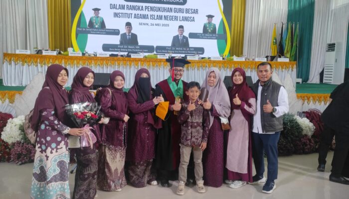 Guru Besar Baru IAIN Langsa Paparkan Tipologi Ideologi Pendidikan Dayah