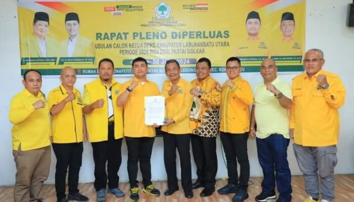 Cabut Dukungan Untuk Ijeck, Golkar Labura Dukung Hendri Yanto Pimpin Golkar Sumut