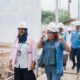 Effiaty Polapa, Manager Perizinan dan Komunikasi sekaligus perwakilan Srikandi PLN UIP SBU, saat ikut meninjau langsung pembangunan ekstensi Trafo Bay Gardu Induk Gas Insulated Switchgear (GIS) Glugur, yang berlokasi di Kelurahan Glugur Kota, Kecamatan Medan Baru, Kota Medan, Sumatera Utara, baru- baru ini.