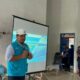 Manager PLN ULP Tanjung Balai, Harry Marbun (tengah) menyampaikan pentingnya sosialisasi keselamatan ketenagalistrikan untuk dapat berkoordinasi lintas sektor dalam menciptakan sistem tanggap darurat yang andal dan aman bagi para petugas penyelamat di lapangan.