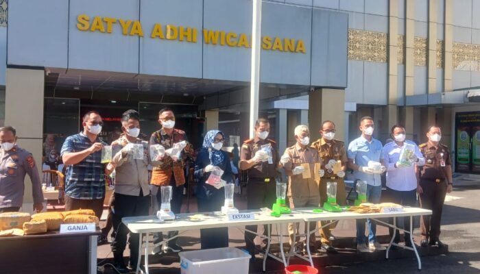 Kejari Binjai Ungkap 80 Kasus Pidum, Sabu 4,5 Kg Dan Ganja 11 Kg Dimusnakan