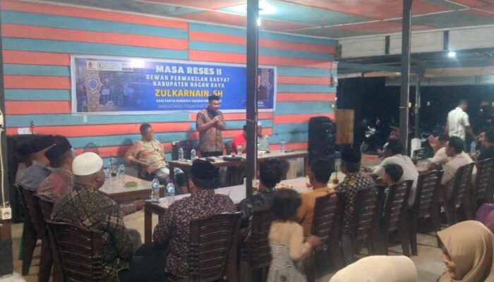 Masa Reses II DPRK, Zulkarnain Terima Keluhan Dan Tampung Aspirasi Masyarakat