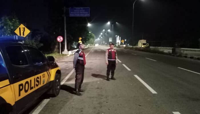 Polres Langkat Patroli Malam Cegah Kriminalitas