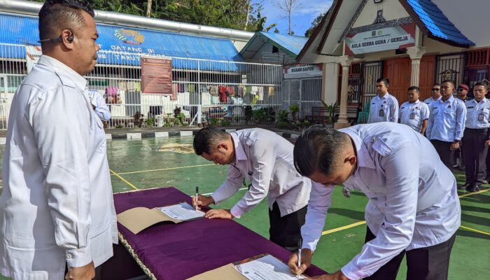 Apel Bersama Dan Deklarasi Anti Narkoba, Zero HP Di Rutan Tarutung