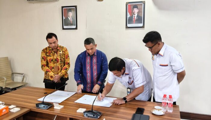Pemko Binjai Tandatangani Perjanjian Kerja Sama Peningkatan Keselamatan Perlintasan Sebidang