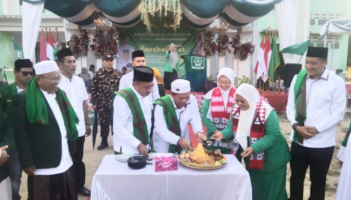 Margaret Hadiri Peringatan Harlah Ke-57 Fatayat NU Di Ponpes Aek Hayuara Sibuhuan