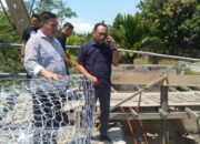 Bupati Agara Tegur Rekanan Rehab Oprit Jembatan Natam 