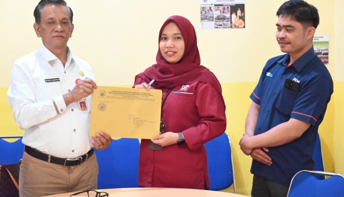 Disdukcapil Humbahas Kerja Sama Dengan PT Pos Indonesia