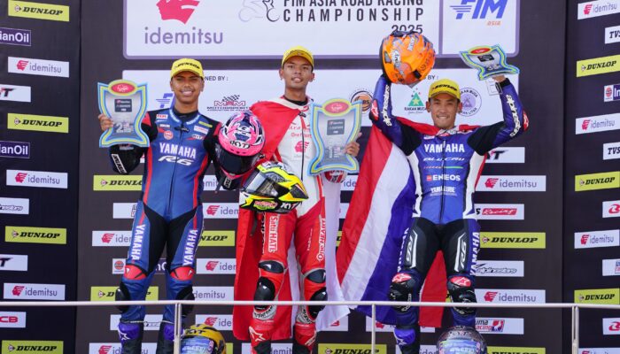 CBR Series Melesat Kencang, Sapu Bersih Podium Pertama ARRC Sepang