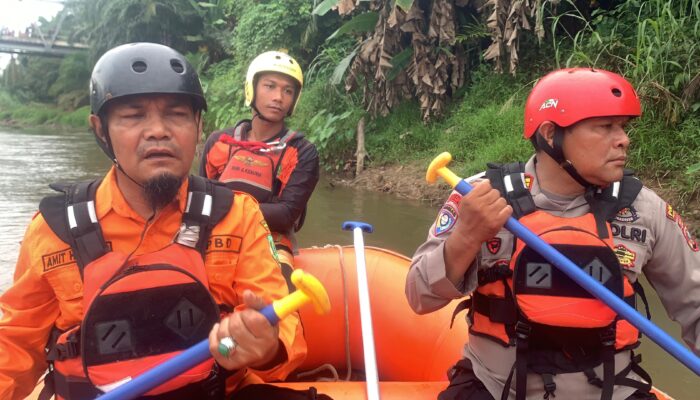 Anak SD Hanyut Di Sungai Barumun Belum Ditemukan