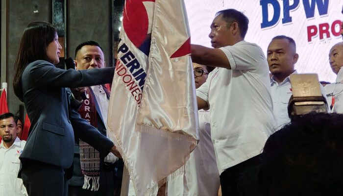 Bupati Taput JTP Hutabarat Resmi Dilantik sebagai Ketua DPW Perindo Sumut