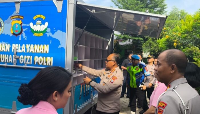 Dukung Penuh Program MBG, Kombes Gidion Resmikan SPPG YKB Polrestabes Medan