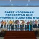 Rapat Koordinasi Percepatan UHC di Provinsi Sumatera Utara di Aula Kantor Gubernur Provinsi Sumatera Utara, pada Jumat (02/05). Waspada/ist