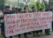 Elemen Masyarakat Demo Di DPRD Sumut, Desak Bongkar Korupsi Di Labura 