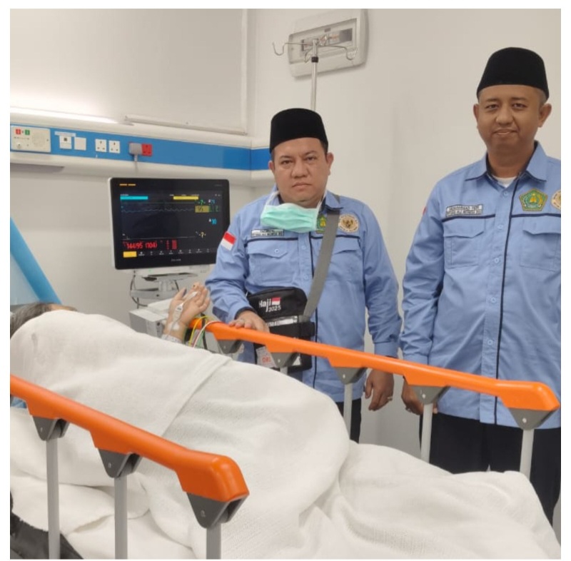 Calhaj Kloter 04 KNO Dirawat Di RS Al Harom Madinah