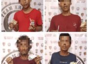 Polres Pelabuhan Belawan Ringkus Empat Pelaku Premanisme