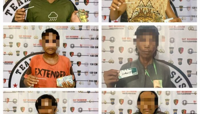 10 Jukir Liar Di Medan Marelan Diamankan, 5 Positif Narkoba
