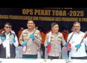 Polda Sumut Amankan 1.130 Preman Selama Ops Pekat Toba 2025