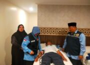 Petugas Kloter 09 KNO Visitasi Rutin Pantau Kesehatan Calhaj