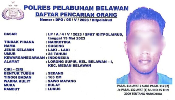 DPO Kasus Narkoba Diduga Pemicu Tawuran Di Belawan